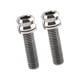 thumbnail image 2 of 2 Piezas Vástago De Manillar De Bicicleta Tornillos De Titanio M6 Accesorio De Repuesto De Bicicleta M6 19 Plata, 2 of 5