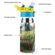 thumbnail image 3 of Ana de las Tejas Verdes Botella de Agua con Tapa Pop Top de Un Toque, Acero Inoxidable, a Prueba de Fugas, para Deportes, Botella Infantil azul 12 oz, 3 of 6