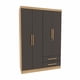 thumbnail image 4 of Closet Yardas Josefa Titanio 4 Puertas 2 Cajones, 4 of 5