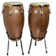 thumbnail image 1 of Set conga 11.75 & 12.5xH30'' café oscuro + stand, 1 of 5