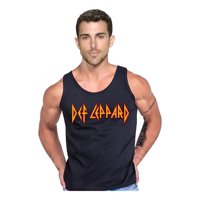 Persodesign - Polera Estampada Rock Def Leppard Musculosa Tank Gym Life Talla M Negro Hombre