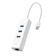 thumbnail image 1 of Adaptador Hub USB tipo C 3 puertos USB y Puerto Lan Gigabit UE330C, 1 of 4