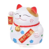 Oem - Alcancía Gato De La Fortuna Y La Suerte Cerámica