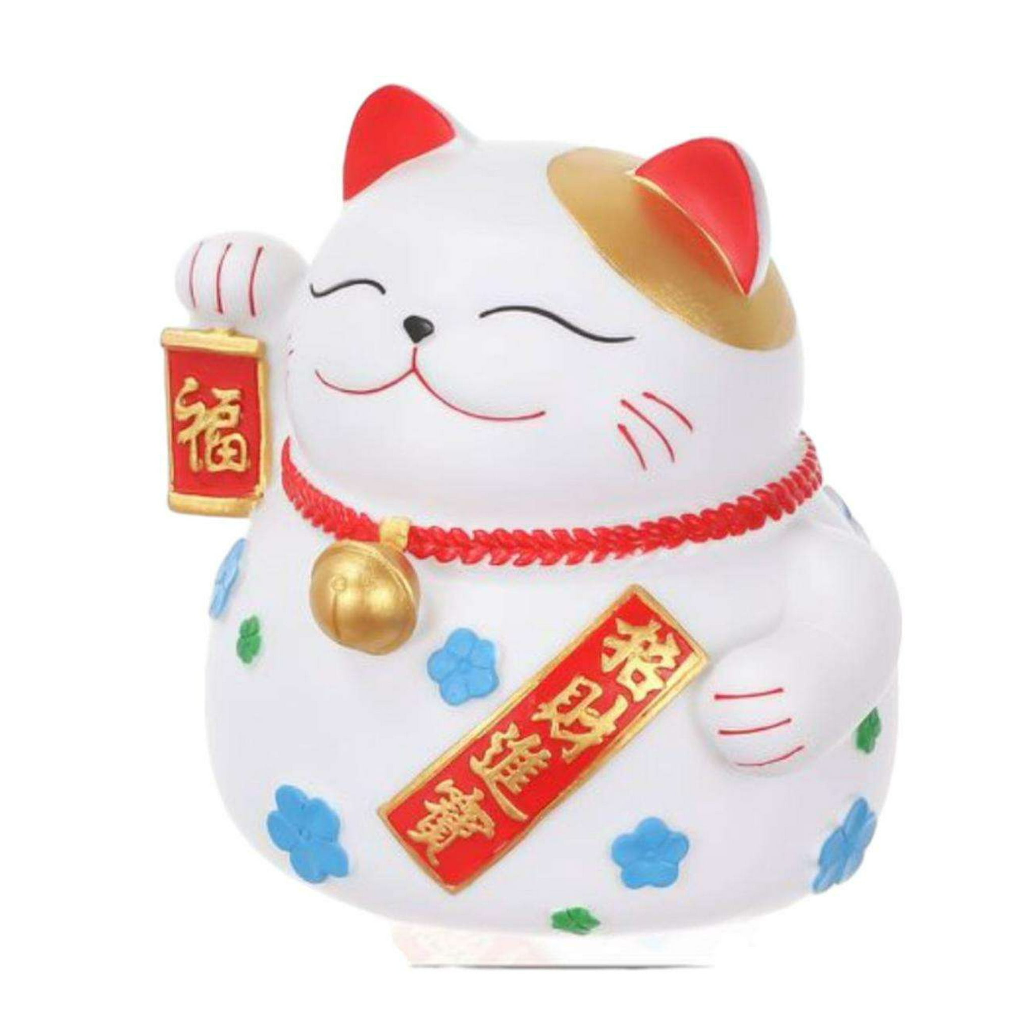 Oem - Alcancía Gato De La Fortuna Y La Suerte Cerámica