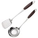 thumbnail image 1 of Utensilios de cocina Pala de cocina de acero inoxidable Aislamiento Sarga Cuchara de sopa Colocación de cuchara de arroz, 1 of 5