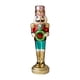 thumbnail image 1 of Figura De Cascanueces De Navidad, Adorno De Escritorio Brillante Para Fiestas De Oficina, Festivales, Base Dorada Grande, 1 of 5