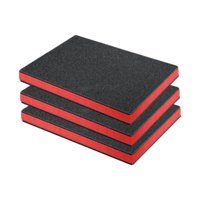 Ioensy - 3 Insertos De Espuma Extraíbles Para Caja De Herramientas, Para Guardar Miniaturas De Mesa (43,8 X 30 X 2,5 Cm)