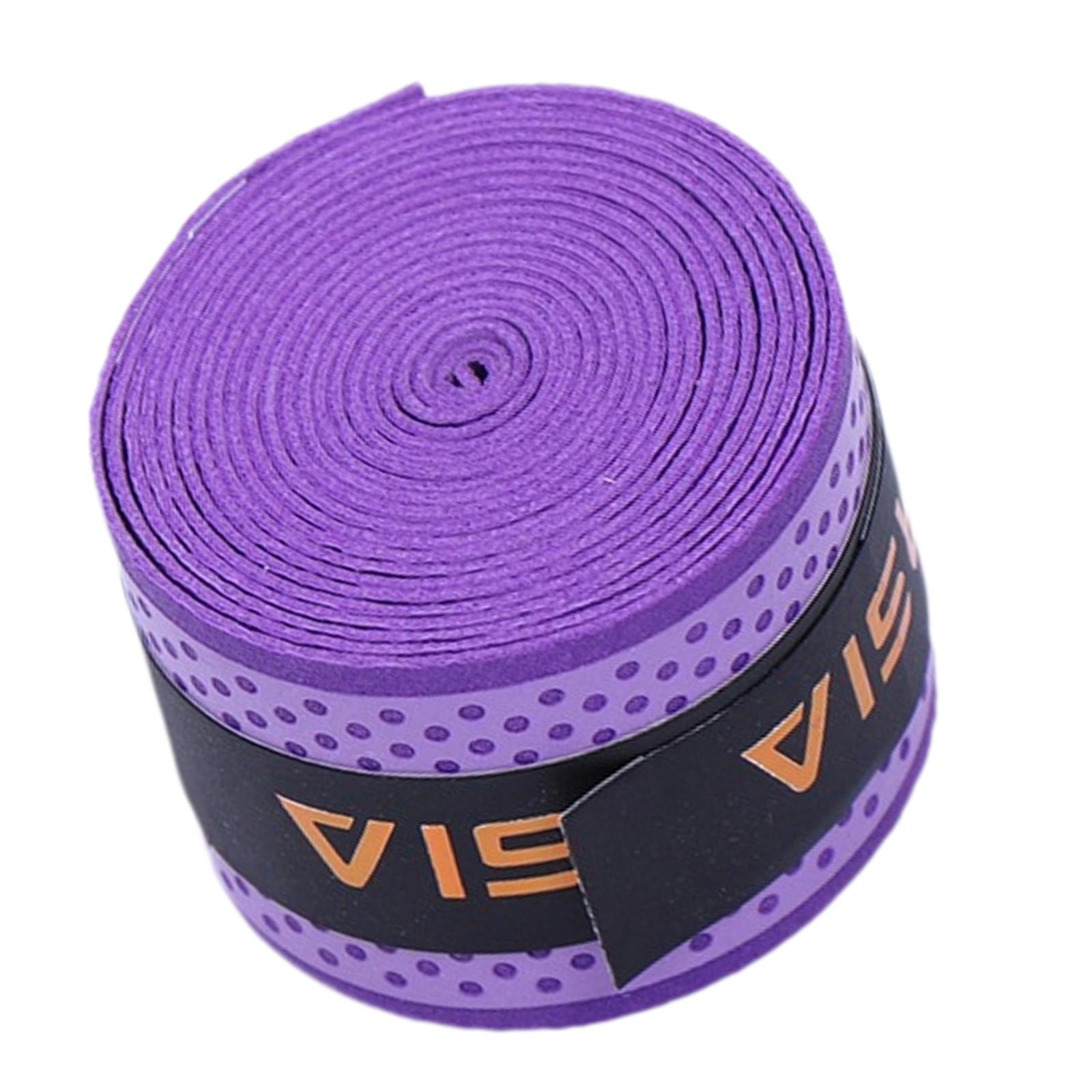 Ioensy - Cinta Adhesiva De Agarre De Raqueta Cinta Adhesiva Para Mango De Mango De Racquetball Violeta