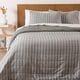 thumbnail image 1 of Quilt Palma Cationic Sherpa King Gris, 1 of 3