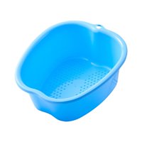 Magideal - Bañera Para Pies Lavabo Para Pies Cubo Para Baño De Pies Robusto Y Duradero Con Orificio Para Colgar Lavabo Para Pies Bañera Para Pies, Uñas Y Tobillo Azul