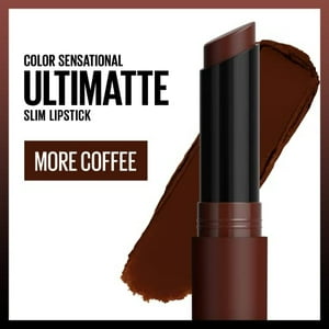 Maybelline New York - Labial Maybelline Slim Ultimatte Neo-Neutrals, More Coffee, 0.170Ml. Pigmentos De Alto Impacto