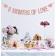 thumbnail image 4 of Banner BOMXOI 6 Meses de Amor Rosa Dorado con Brillo, 4 of 7