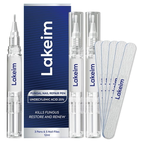 Tratamiento De Hongos En Uñas Lakeim Extra Strength 25% Con Ácido Undecilénico