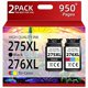 thumbnail image 1 of Pack de cartuchos de tinta PFKink 275XL/276XL para impresoras Canon PIXMA, 1 of 7