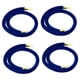 thumbnail image 4 of 4 Barreras De Seguridad De Control De Multitudes De Cuerda De Terciopelo Para Postes De Cola VIP, Color Azul, 4 of 5
