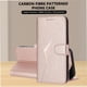 thumbnail image 3 of Funda Cartera Fibra de Carbono para Motorola MOTO G84 5G con Soporte y Cierre Magnético Rosa, 3 of 6