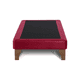 thumbnail image 2 of Base Elegante Cama Europea 1.5 Plaza 105x200 CM Burdeo Felpa, 2 of 3