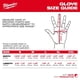 thumbnail image 3 of GUANTES DE TRABAJO LIVIANOS TALLA M MILWAUKEE 48-73-8521, 3 of 3