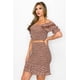 thumbnail image 5 of Conjunto de Top y Falda con Estampado de Volantes Fruncidos, 5 of 5