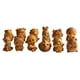 thumbnail image 5 of 12 Piezas De Adorno De Artesanía De Bricolaje De 12 Piezas Figura De Modelos De Animales De Madera Para Decoración Del Hogar, 5 of 5
