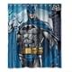 thumbnail image 1 of Cortina de ducha con diseño de Batman y Superman, juego de cortinas de baño con ganchos, tamaño 66 x 72 pulgadas, 1 of 3