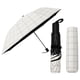 thumbnail image 1 of Paraguas plegable Decodreams blanco cuadrícula 94 cm con varillas flexibles, 1 of 3