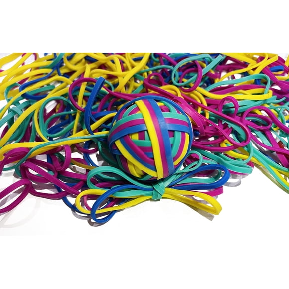 Rubber Bands Yeewenmo, tamaño 33 (8,9 x 0,3 cm), colorida bolsa de 50 g
