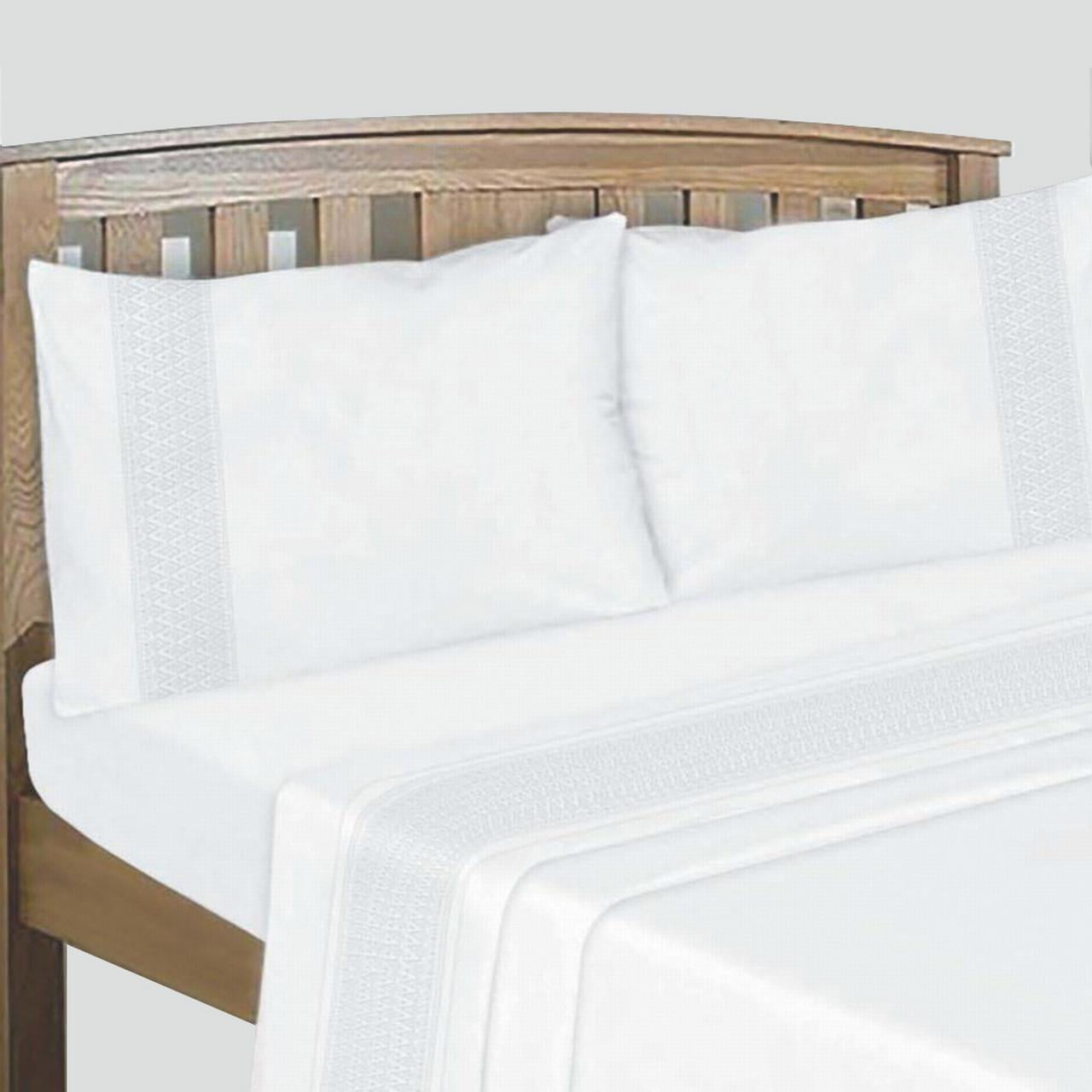 Chantilly - Sabanas Bordadas 144h Lance Queen Blanco