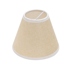 Ioensy - Pantalla De Lámpara De Tela, Cubierta De Luz, Pantalla De Lámpara De Pie Para Dormitorio, Hogar, Apartamento, Amarillo