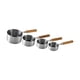 thumbnail image 2 of Juego De Tazas Medidoras De 4 Piezas De Acero Inoxidable Apilables Para Cocinar Arroz Con Leche, 2 of 3