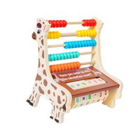 Bothyi - Ábaco De Madera De 5 Filas, Juguete De Aprendizaje De Matemáticas Para Niños De 2, 3, 4, 5 Y 6 Años.