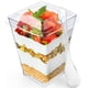 thumbnail image 1 of Vasos de postre Sammray, 100 unidades, 150 ml, con tapas y cucharas de plástico, 1 of 8