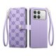 thumbnail image 1 of Funda Billetera con Cierre para [Xiaomi Poco F8 Pro] con Tarjetero, Soporte y Correa de ManoMorado, 1 of 5