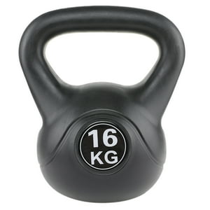Atletis - Kettlebell Mancuerna Pesa Rusa Cemento 16 Kg Negro