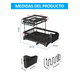 thumbnail image 5 of Escurridor De Platos 2 Niveles Secador Desmontable Loza Inoxidable Rack, 5 of 5