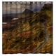 thumbnail image 1 of Cortina de ducha de montaña, juego de cortina de baño con ganchos, tamaño 66 x 72 pulgadas, 1 of 3