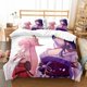 thumbnail image 1 of Girl Genshin Impact Beelzebul Bedding Set Duvet Cover Bed Set Quilt Cover Pillowcase Comforter king Queen Size Boys AdultBed Sheets, 1 of 5