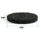 thumbnail image 3 of Topes de fieltro negros de 1.27 cm de diámetro y 0.32 cm de grosor (paquete de 48), 3 of 8