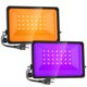 thumbnail image 1 of Floodlight Onforu naranja y morado para Halloween, 30 W, paquete de 2, 1 of 8
