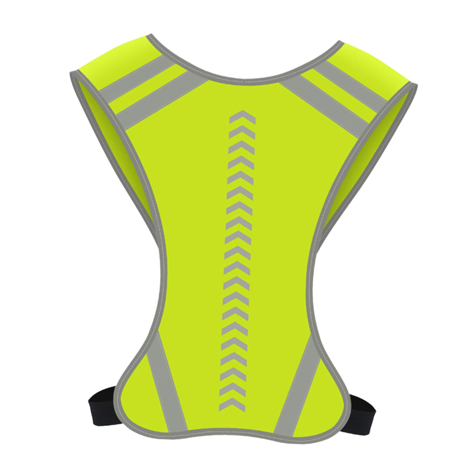 Magideal - Chaleco Reflectante Para Correr De Noche, Chaleco De Seguridad Liviano Con Alta Visibilidad De 360 Degree Para Correr, Trotar, Andar En Bicicleta, Caminar,