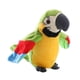 thumbnail image 2 of Peluche De Loro Parlante, Juguete De Peluche Para Niños, Regalo De Cumpleaños Para Niños, Color Verde, 2 of 3