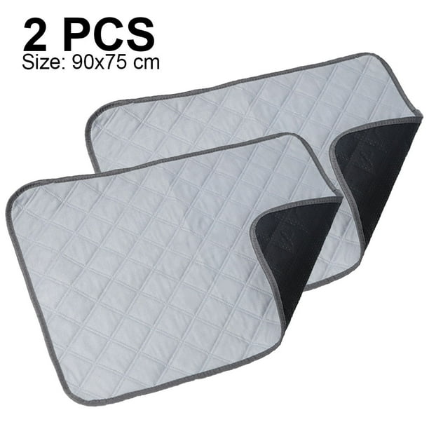Paquete de 2 almohadillas lavables para orina de perro, reutilizables, impermeables, para entrenamiento de perros, alfombrilla para cachorros, almohadilla para parto.
