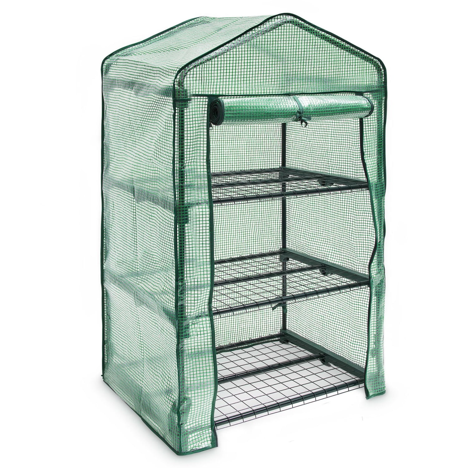 Miabu - Mini Invernadero Vertical Armable 3 Bandejas 131 Cms