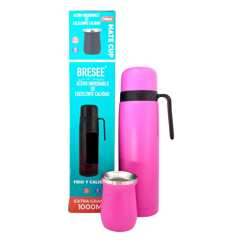 Mitienda - Termo Para Mate Agua Fria Y Caliente Inclye Taza