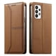 thumbnail image 4 of Funda tipo cartera con bloqueo RFID para Samsung Galaxy A73 5G cubierta magnética de cuero con tapa y soporte Marrón, 4 of 6