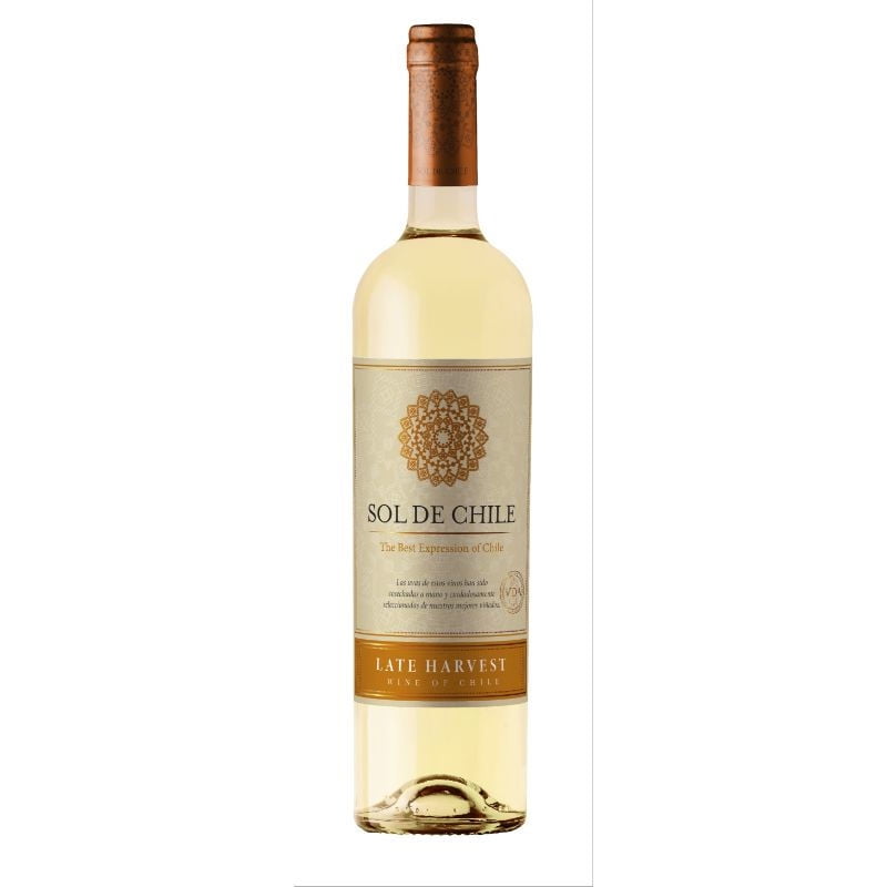 Vino Late Harvest 11,5° Botella 500 ml Sol de Chile