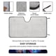 thumbnail image 2 of Escarabajo Azul Parasol para Parabrisas Delantero Protector Plegable, Visera Solar para Auto Bloquea Rayos UV Mantiene tu Vehículo Fresco 130cm*70cm, 2 of 6