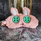 thumbnail image 4 of 1pc Plush Sleep Eye Mask for Travel, Office, and Sleeping on Planes - Soft and Comfortable Eye Cover for Adults and Sleep Disorders - Perfect Gift for Relaxation and Comfort, 4 of 5