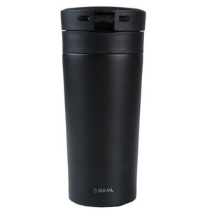 National Geographic - Mug Acero Inoxidable Tapa Con Pulsador Y Antideslizante 380Ml Negro