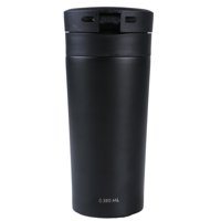 National Geographic - Mug Acero Inoxidable Tapa Con Pulsador Y Antideslizante 380Ml Negro